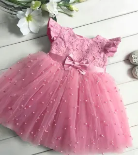 Baby Girl Dress Party 1 Anno Compleanno Abito Pizzo Cotone Battesimo Vestido Infantil Tulle Abiti da sposa Bianco Battesimo Clo