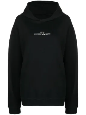 Con cappuccio di cotone del logo Maison Margiela