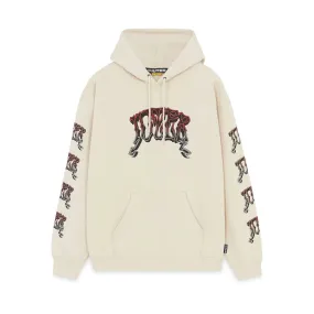 Felpa Cappuccio Iuter Stoner Hoodie Crema Uomo
