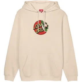 Felpe con cappuccio Uomo Santa Cruz - Beware Dot Front Hood - Beige